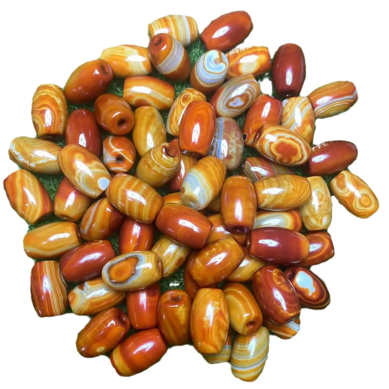 Red Agate Jujube Beads 15x22mm Wholesale - Image 4