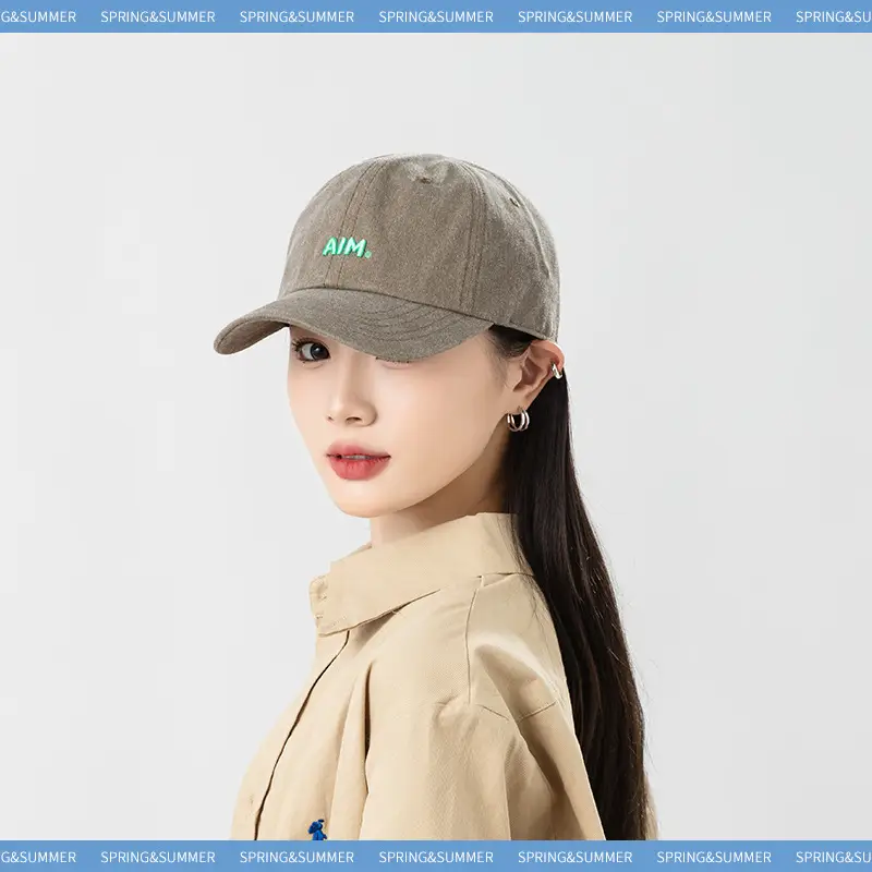 Soft Top Cap with Letter Embroidery for Women Spring Summer - Image 6
