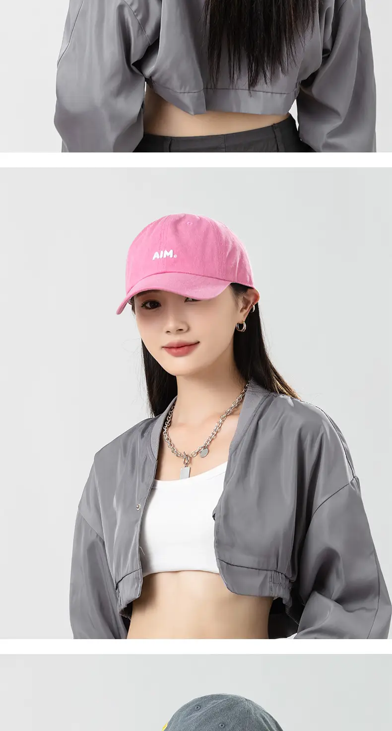 Soft Top Cap with Letter Embroidery for Women Spring Summer — feature 12
