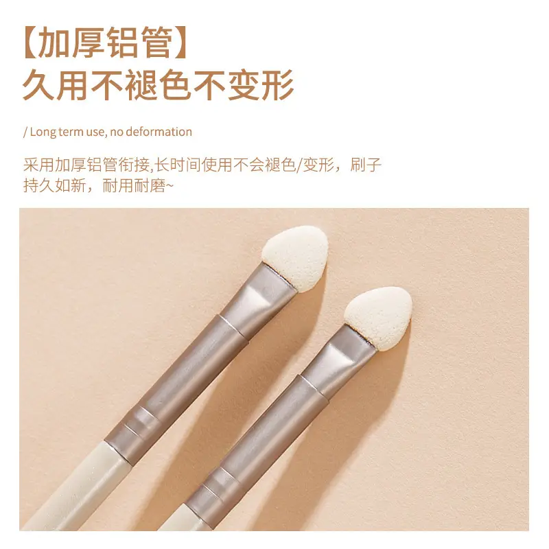 GECOMO 3-Piece Eye Shadow Brush Set with Replacement Head - Image 4