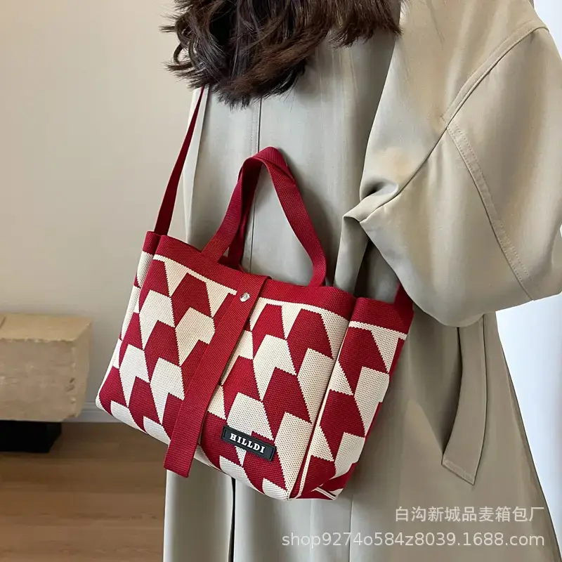 Women's Plaid Shoulder Crossbody Bag 2023 Summer - Image 5