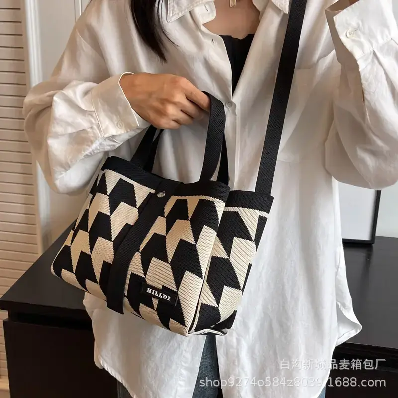 Women's Plaid Shoulder Crossbody Bag 2023 Summer - Image 6