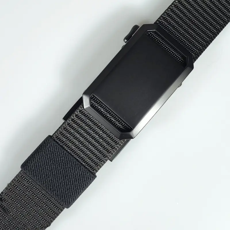 Men's F075 Tactical Belt Brown Nylon Automatic - Image 11