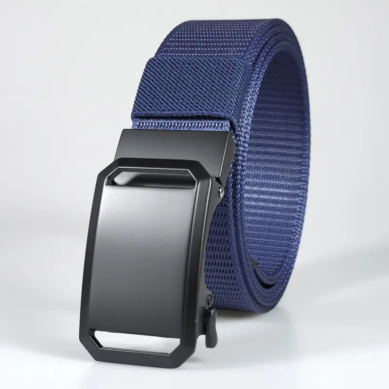 Men's F075 Tactical Belt Brown Nylon Automatic - Image 5