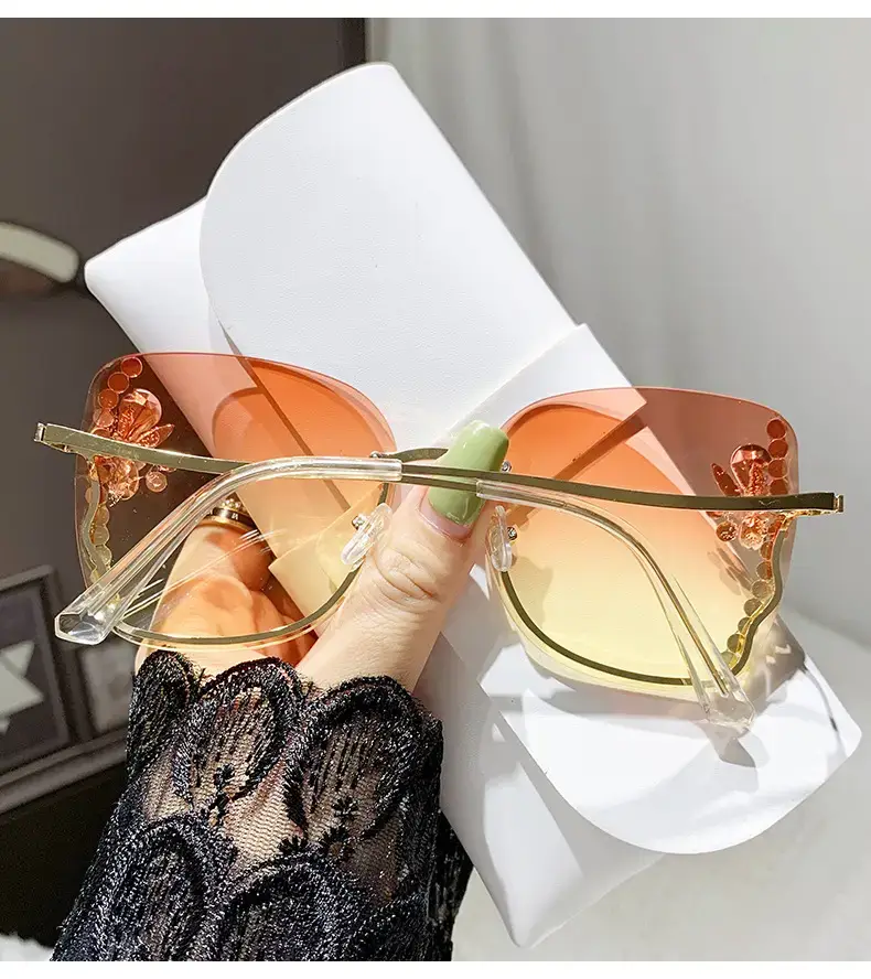 Korean Style Rhinestone Sunglasses Women UV Protective — feature 14