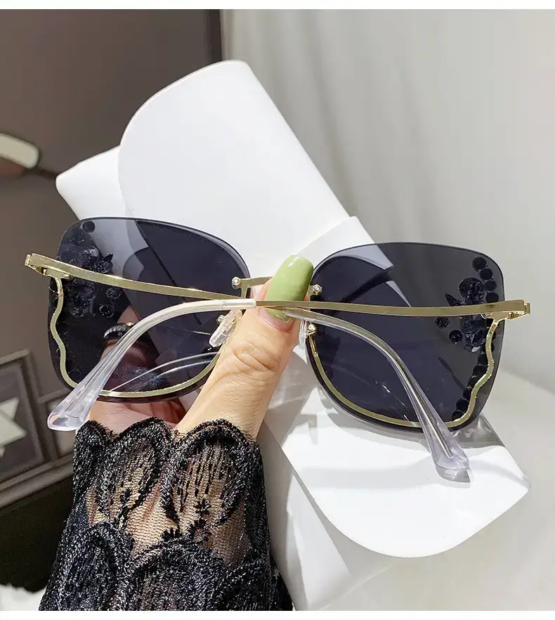 Korean Style Rhinestone Sunglasses Women UV Protective — feature 8