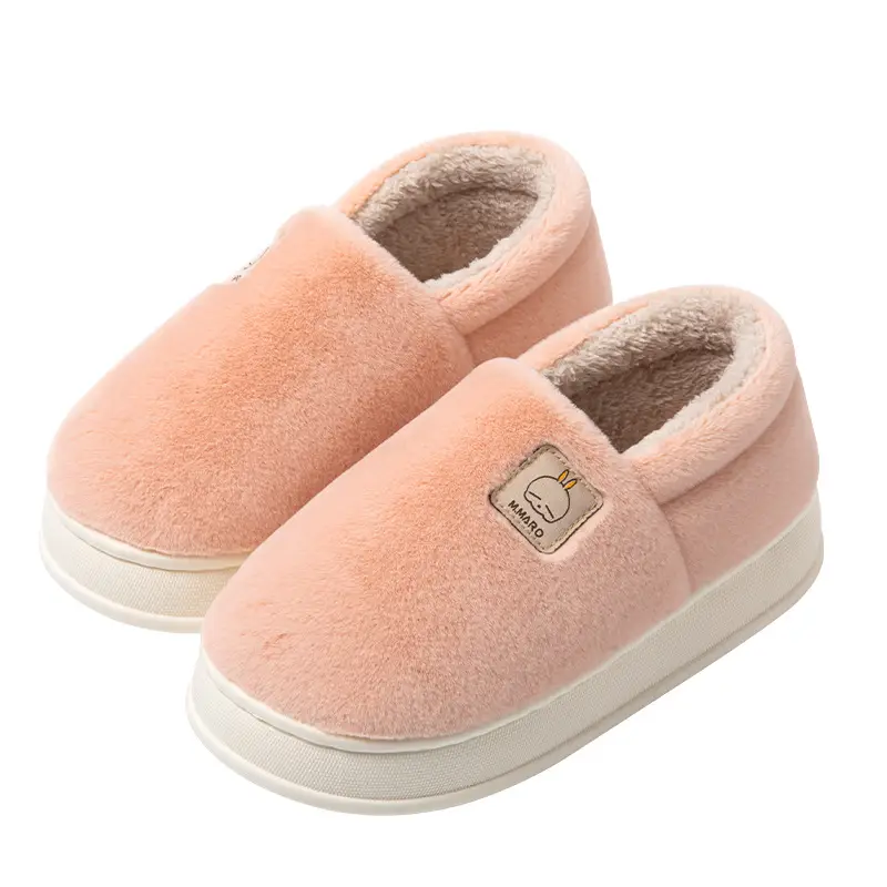 Mashimoto Bag with Cotton Slippers Women's Winter Indoor Home Casual Thick Sole fleece-lined Warm Outer Wearing Moon Cotton Shoes for Men - Image 6