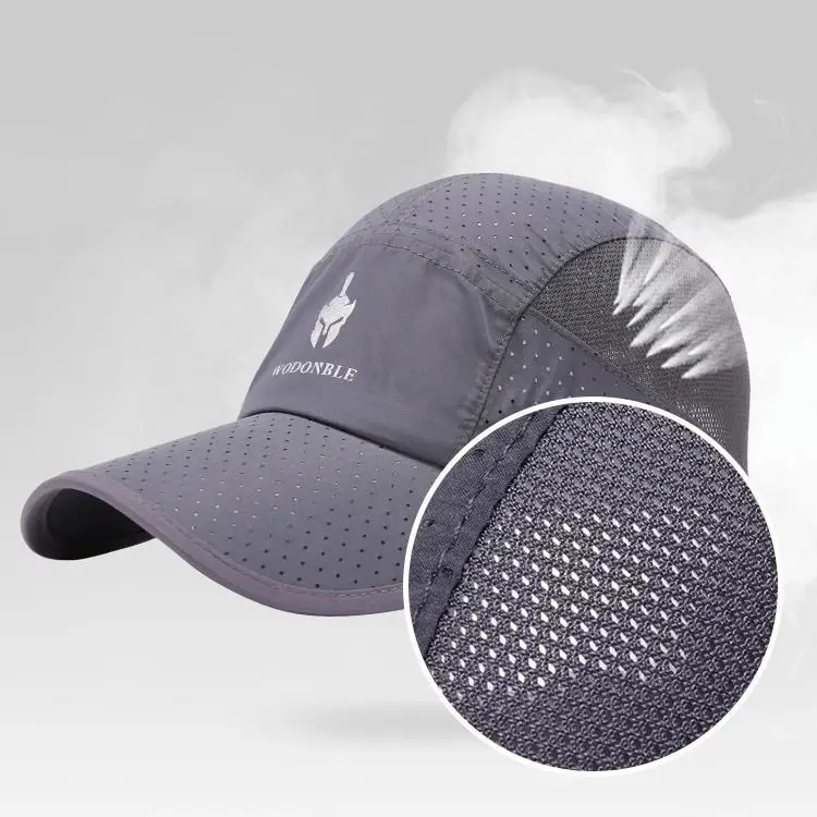 Men's Grey Duck Tongue Sun Hat with Sunglasses