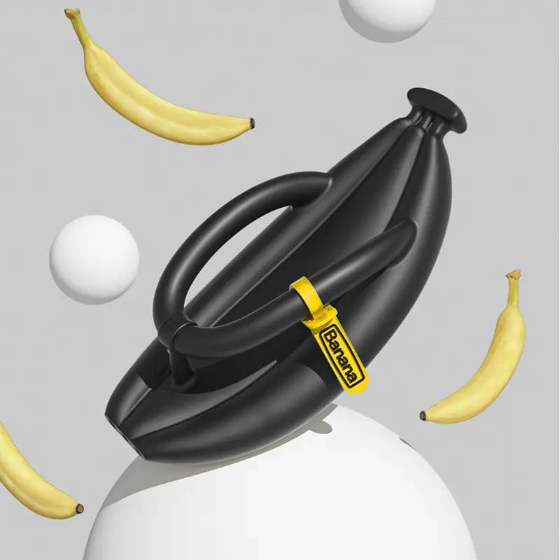 2025 Women's Black Banana Holder Flip Flops - Image 6