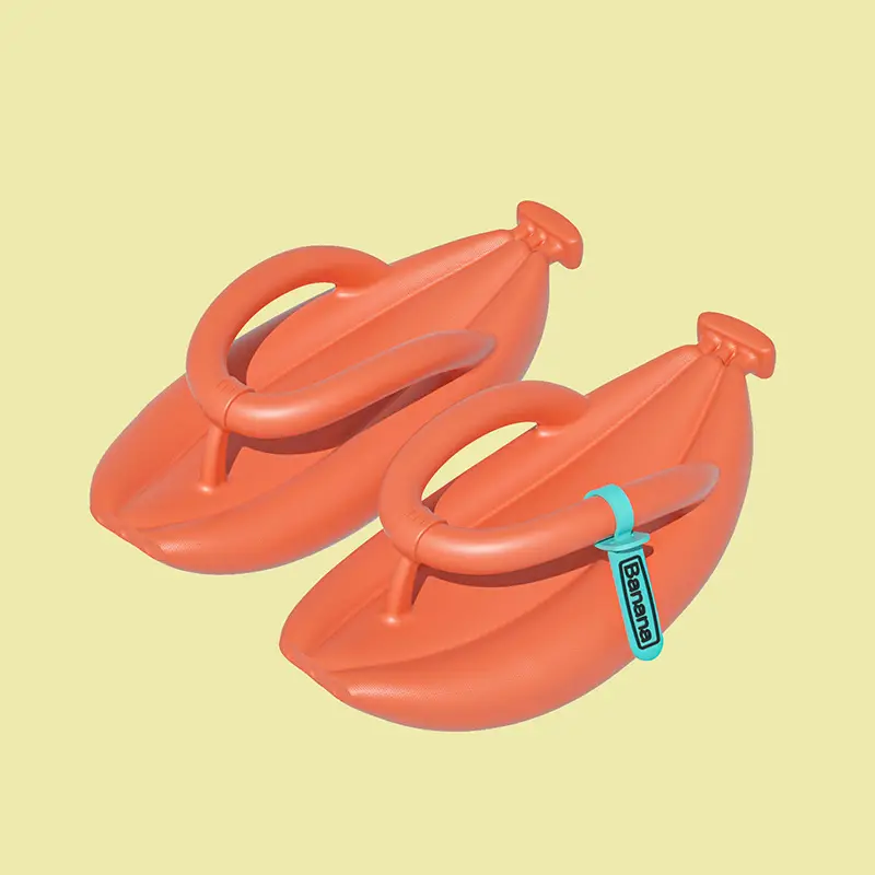2025 Women's Black Banana Holder Flip Flops - Image 2