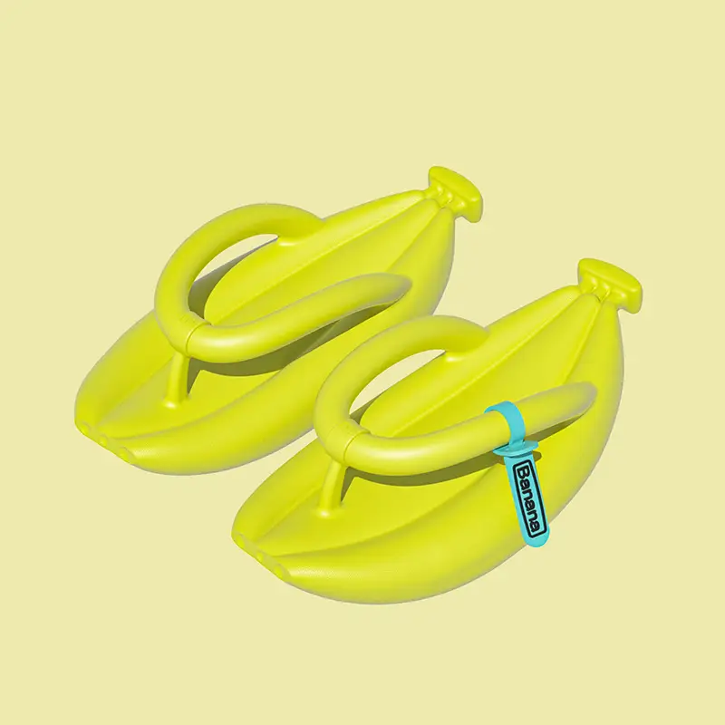 2025 Women's Black Banana Holder Flip Flops - Image 4