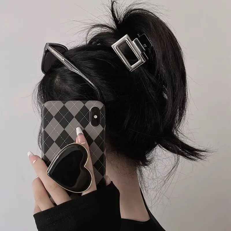 Retro Alloy Star Hairpin Clip Silver High Quality — feature 20