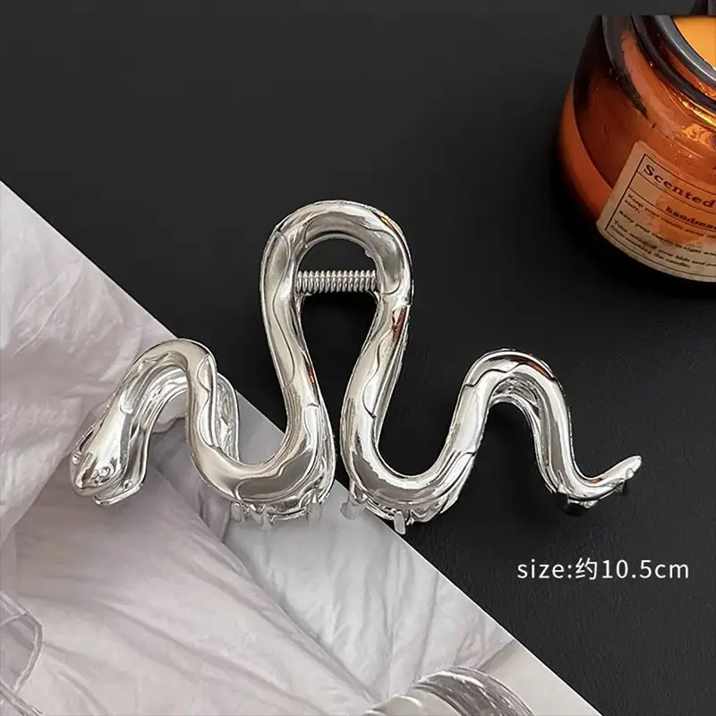 Retro Alloy Star Hairpin Clip Silver High Quality — feature 28