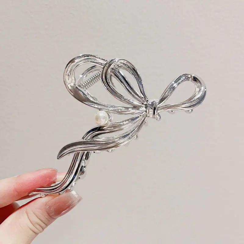 Retro Alloy Star Hairpin Clip Silver High Quality — feature 34