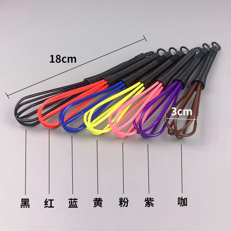 Multi-color eggbeater hair dyeing cream mixing stick - Image 9