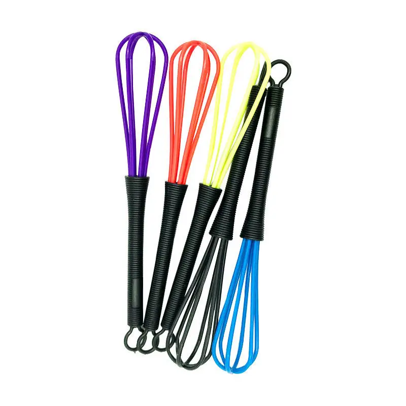 Multi-color eggbeater hair dyeing cream mixing stick — feature 7