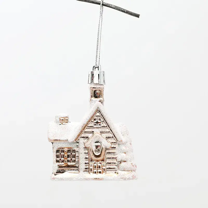 Christmas Tree Pendant Plating Snow Room Cross Border Amazon