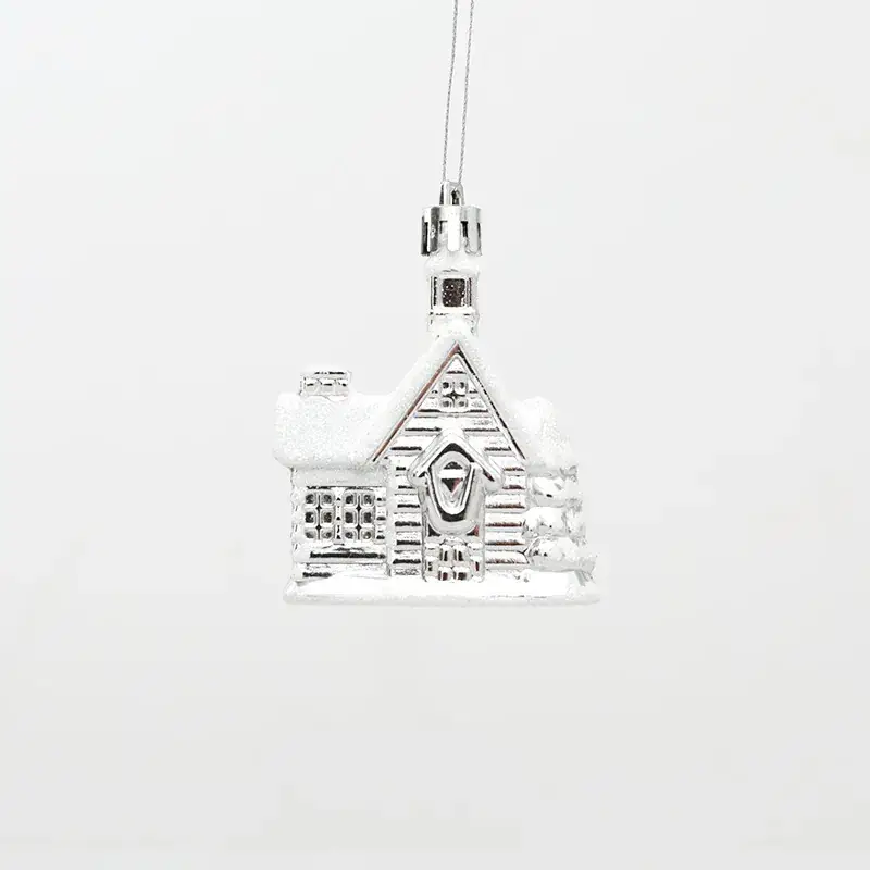 Christmas Tree Pendant Plating Snow Room Cross Border Amazon