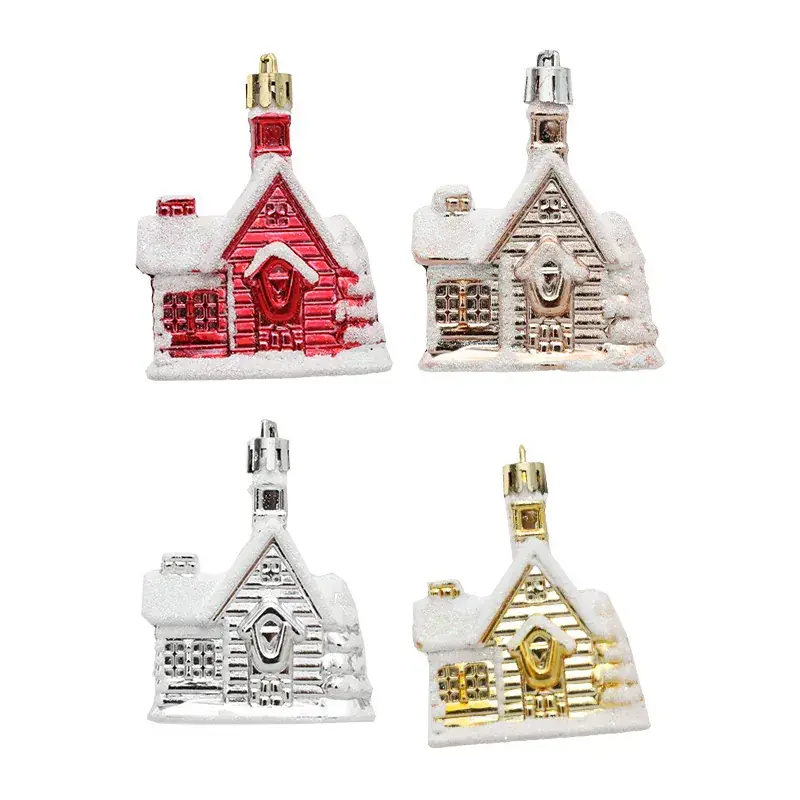 Christmas Tree Pendant Plating Snow Room Cross Border Amazon
