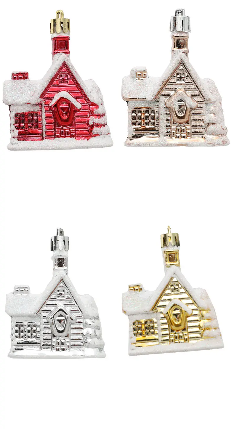 Christmas Tree Pendant Plating Snow Room Cross Border Amazon — feature 9