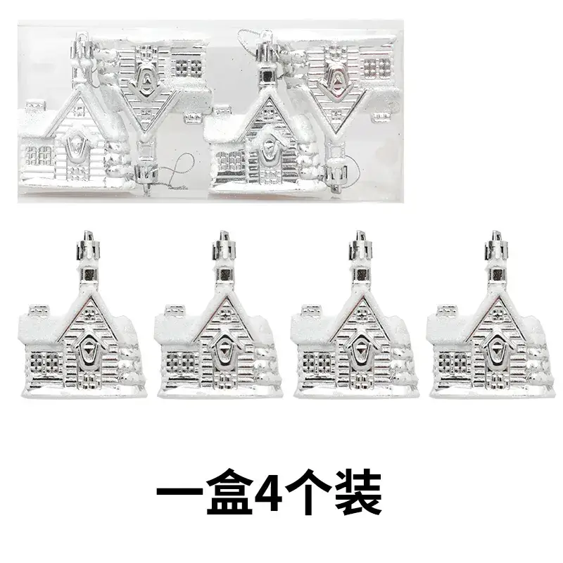 Christmas Tree Pendant Plating Snow Room Cross Border Amazon