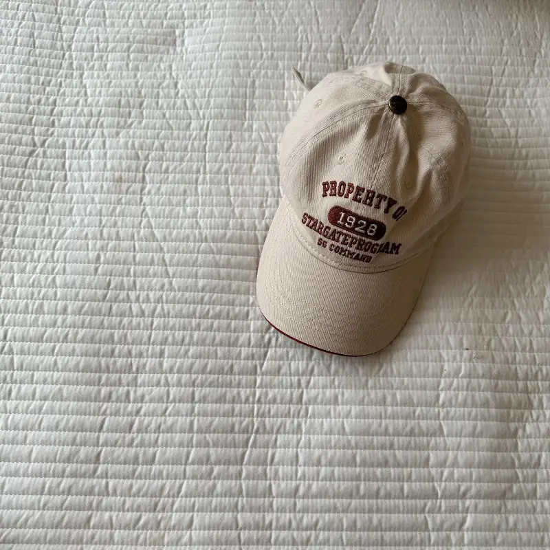 Pink Kids Alphabet Cap Spring Fall New Style Sun Hat - Image 10