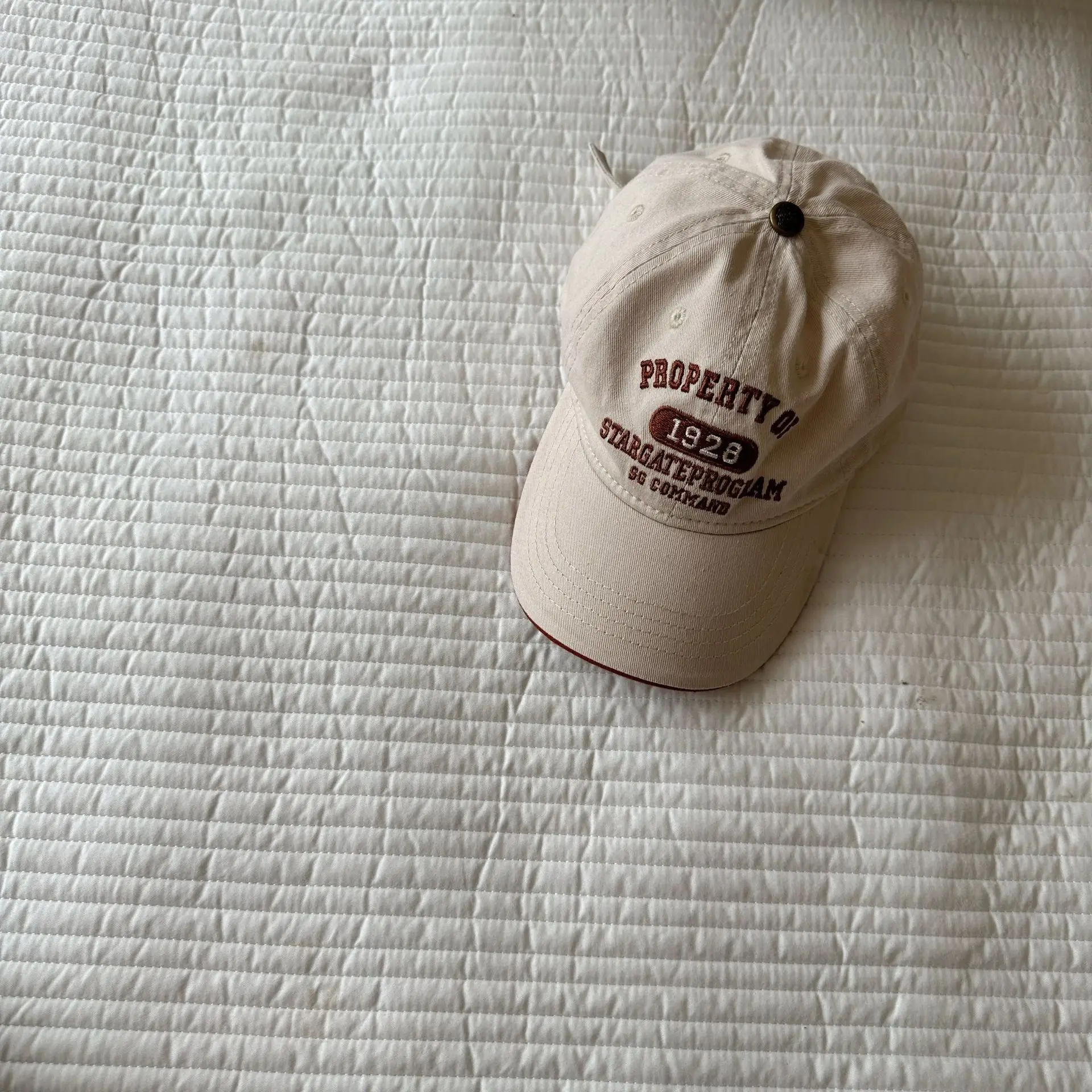 Pink Kids Alphabet Cap Spring Fall New Style Sun Hat