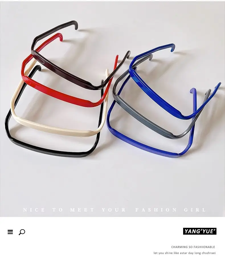 Square Sunglasses Headband with 7 Colors — feature 5