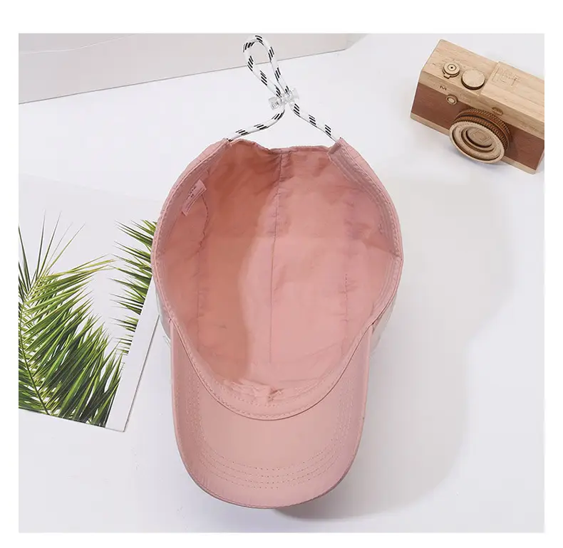 Pink Baseball Cap for Men Women Quick-Drying — feature 11