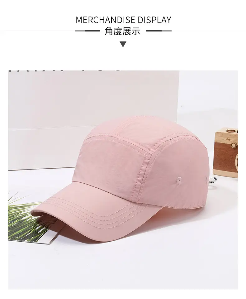 Pink Baseball Cap for Men Women Quick-Drying — feature 6