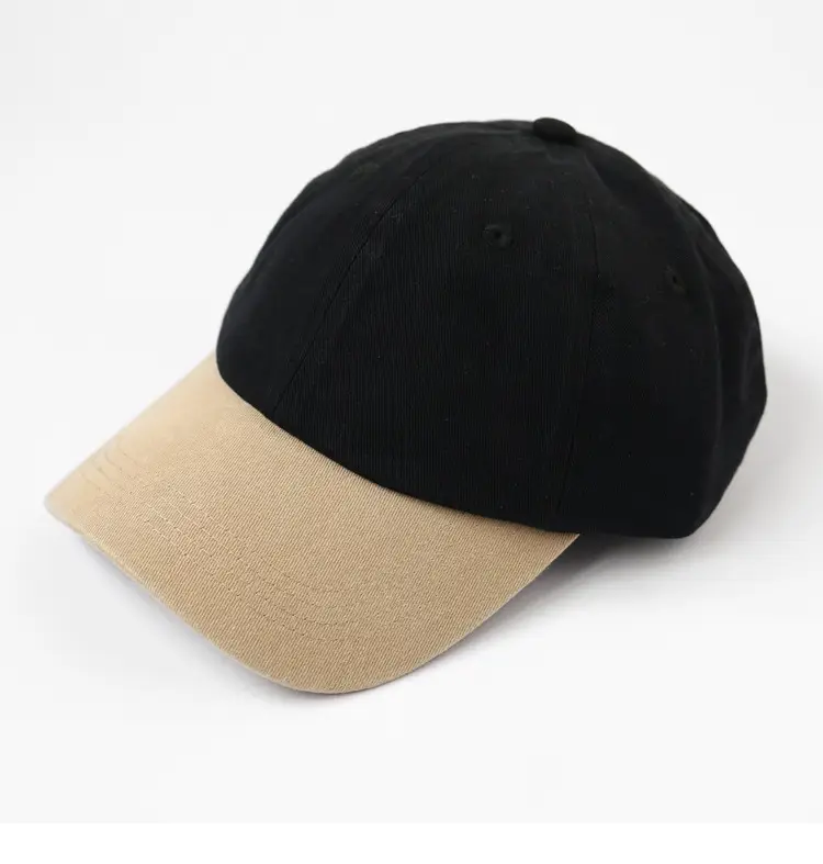 Black Korean Style Peaked Cap with Silver Buckle — feature 1