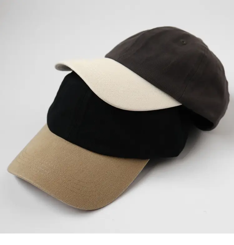 Black Korean Style Peaked Cap with Silver Buckle — feature 10