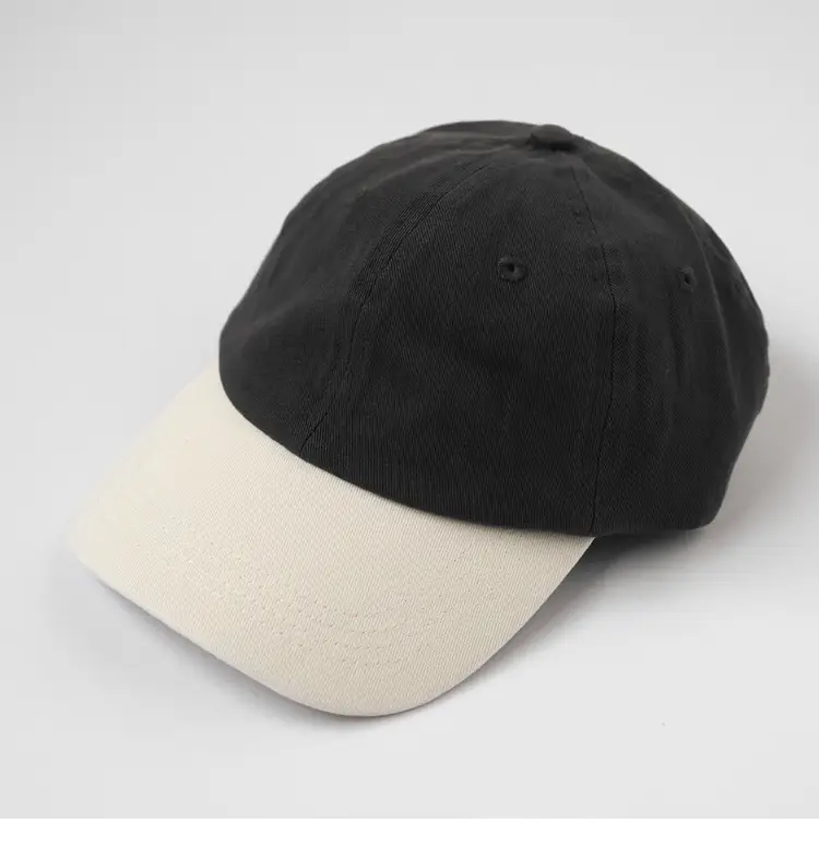 Black Korean Style Peaked Cap with Silver Buckle - Image 2