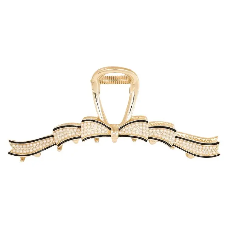 Korean Style Shark Clip Hairpin with Rhinestone Design - Image 8