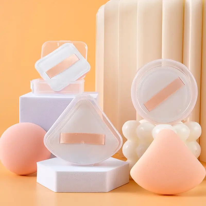Honey Bunch Marshmallow Powder Puff Triangle Makeup