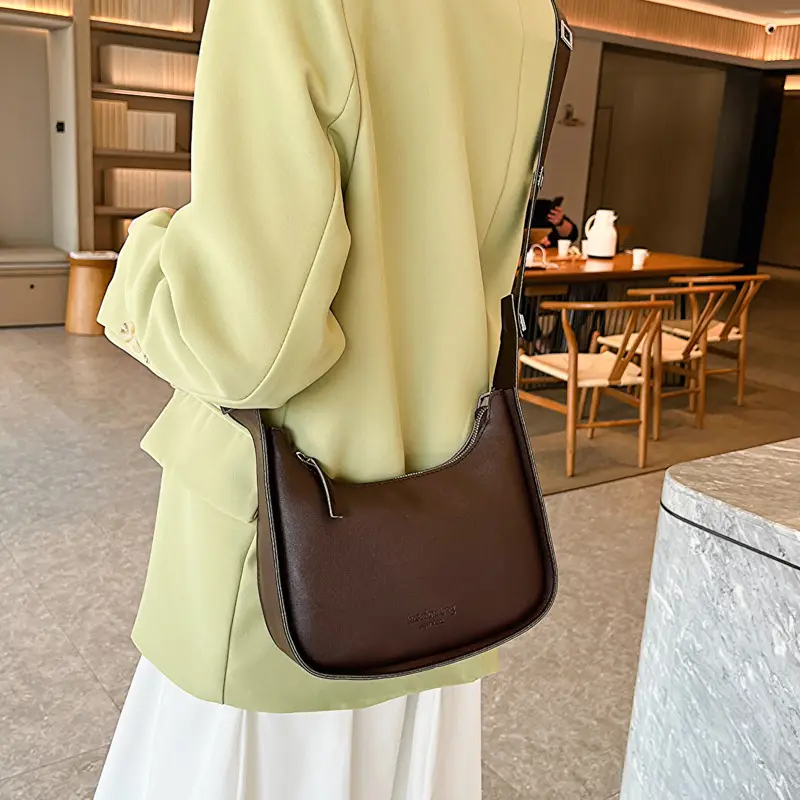 French Style Black Women's Shoulder Bag 2023 - Image 7
