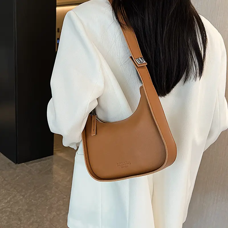 French Style Black Women's Shoulder Bag 2023 - Image 8