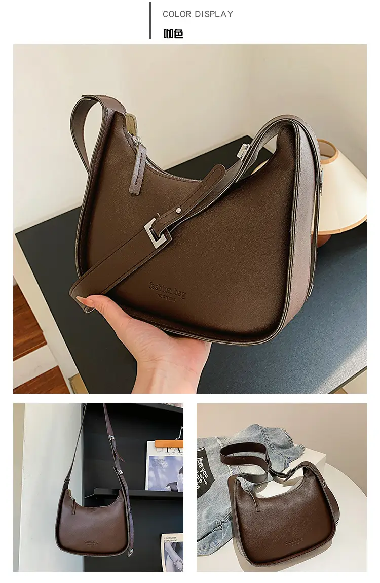 French Style Black Women's Shoulder Bag 2023 — feature 20