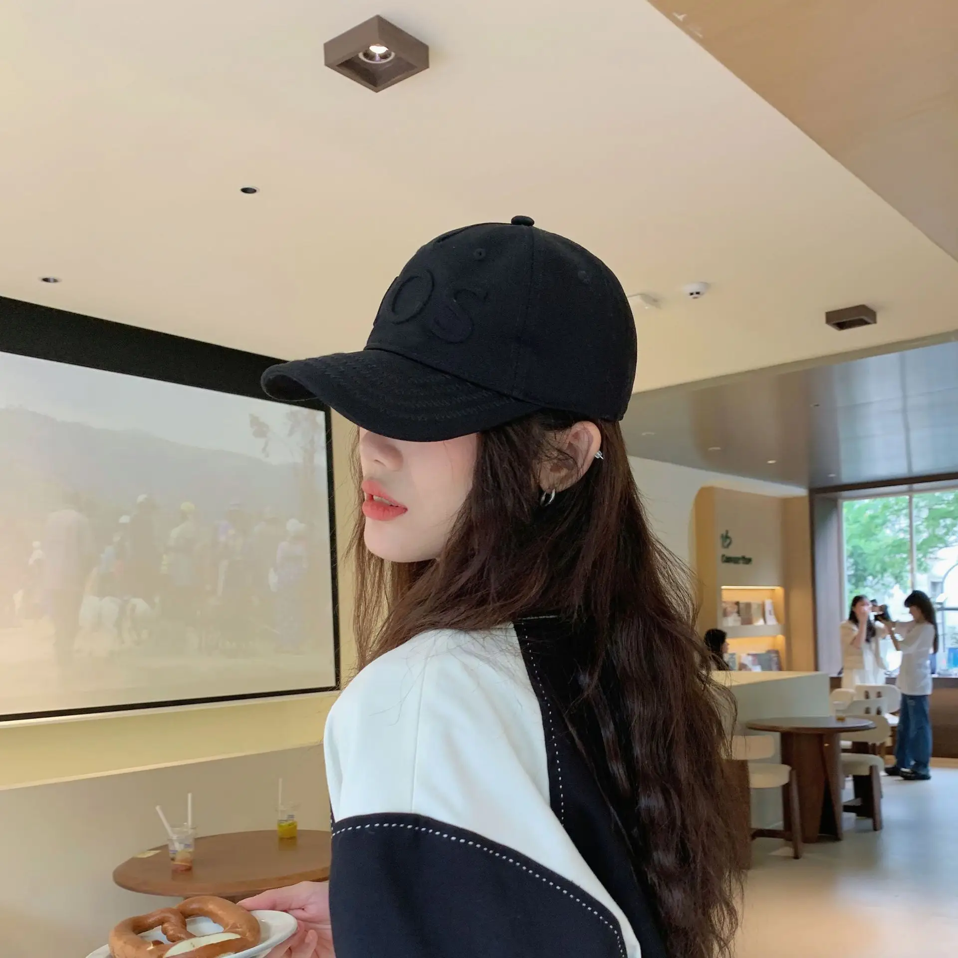 Kao Studio Black Embroidered Baseball Cap for Kids & Men - Image 6