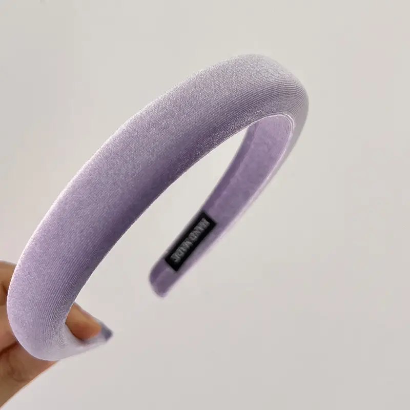 Korean Velvet Hair Bands for Women Solid Color — feature 13