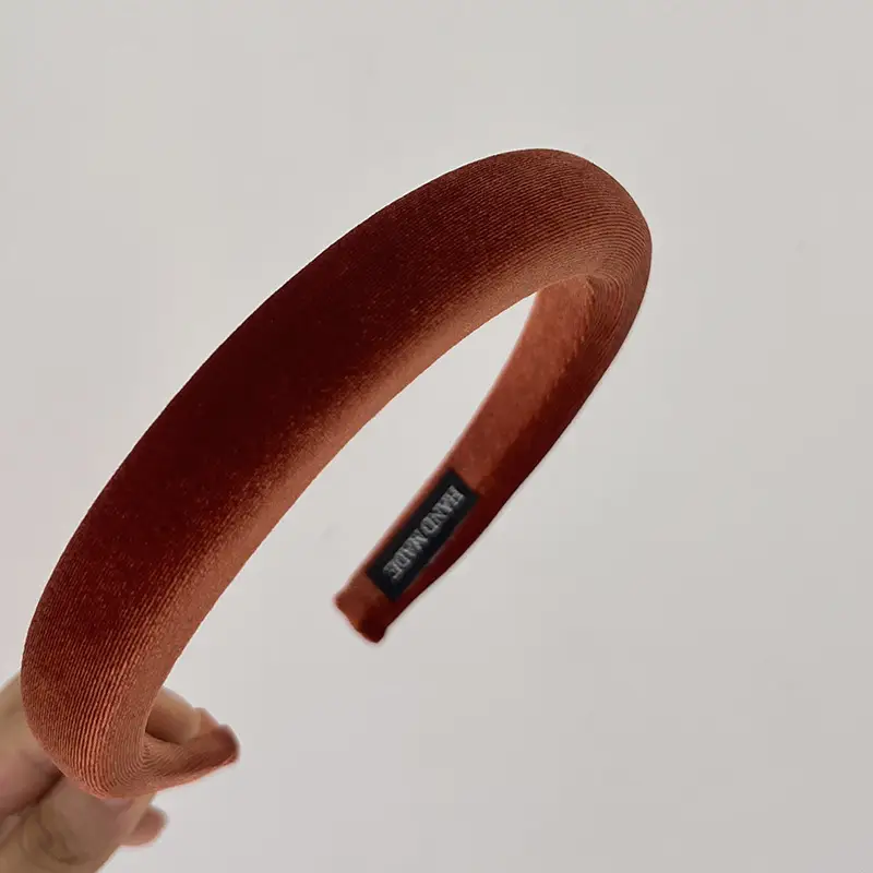Korean Velvet Hair Bands for Women Solid Color