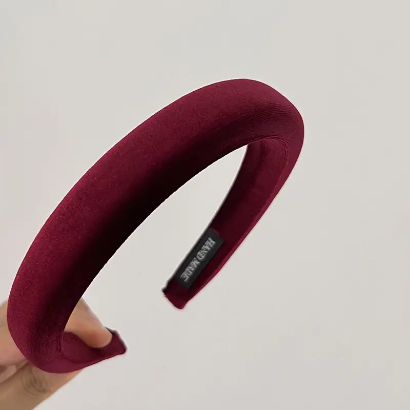 Korean Velvet Hair Bands for Women Solid Color