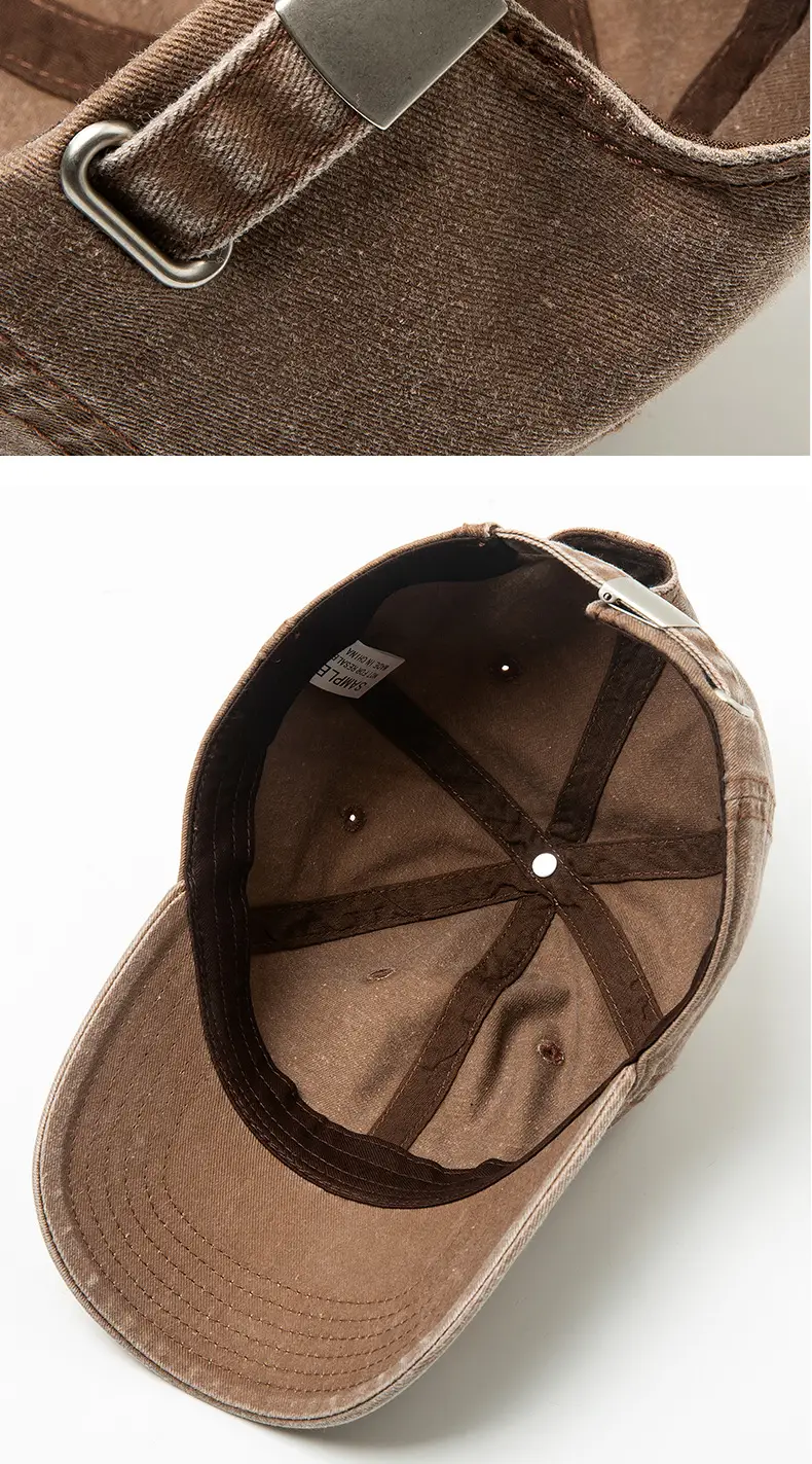 Women's Blue Washed Wide-brim Cowboy Hat with "Serenity" Embroidery — feature 14