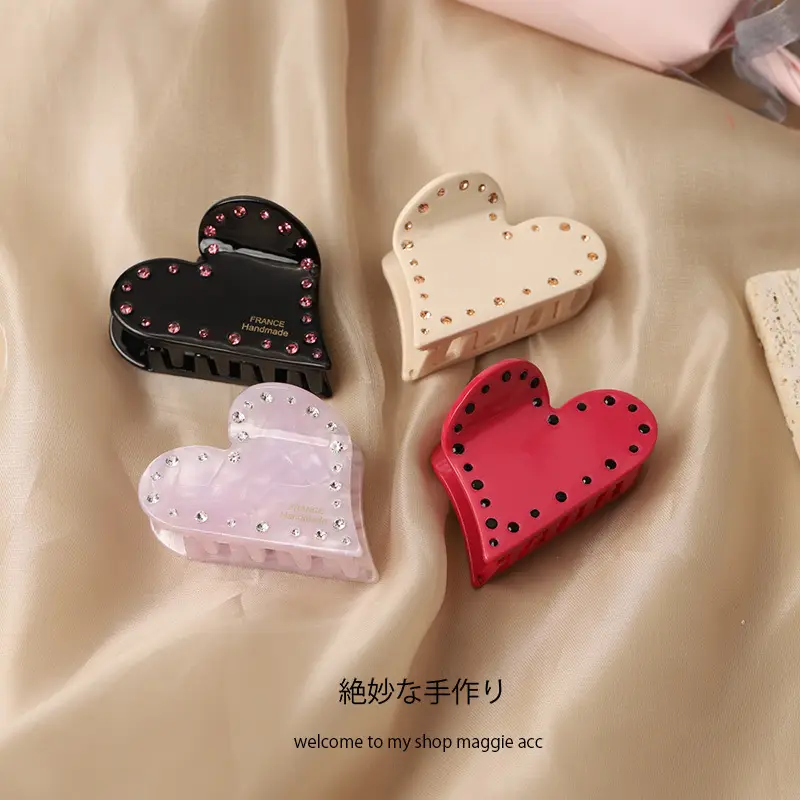2025 New Acetic Acid Patch Clip Flower Five-pointed Star Hairpin Women's Head Hair Shark Clip Hair Accessories Hairpin — feature 22