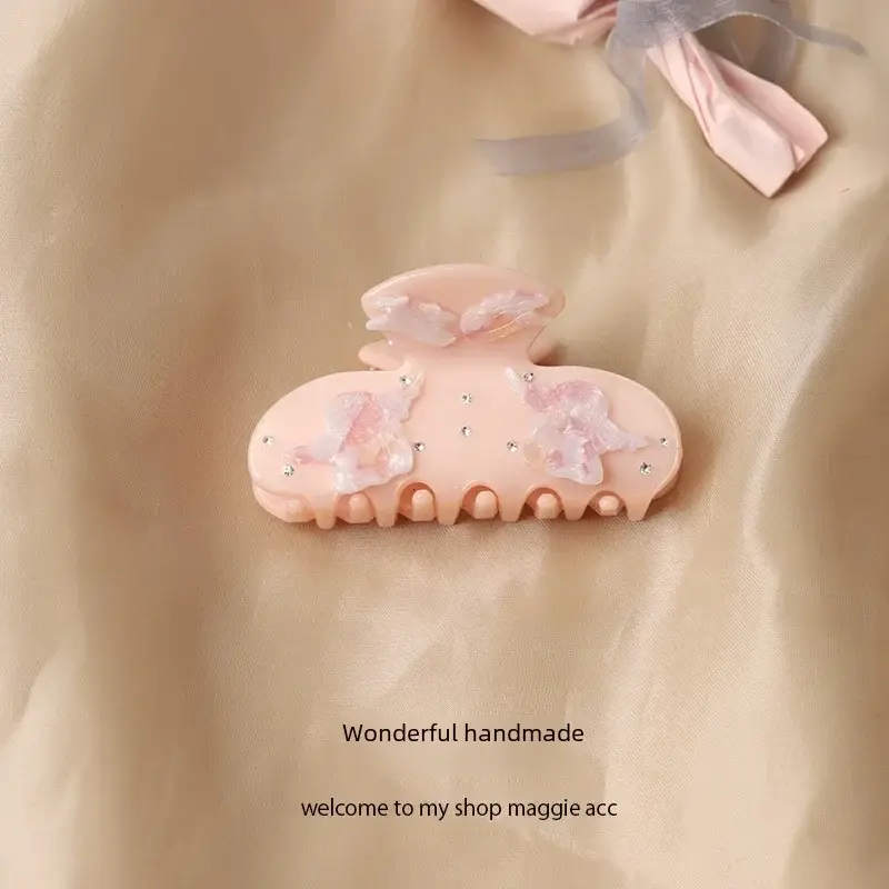 2025 New Acetic Acid Patch Clip Flower Five-pointed Star Hairpin Women's Head Hair Shark Clip Hair Accessories Hairpin - Image 5