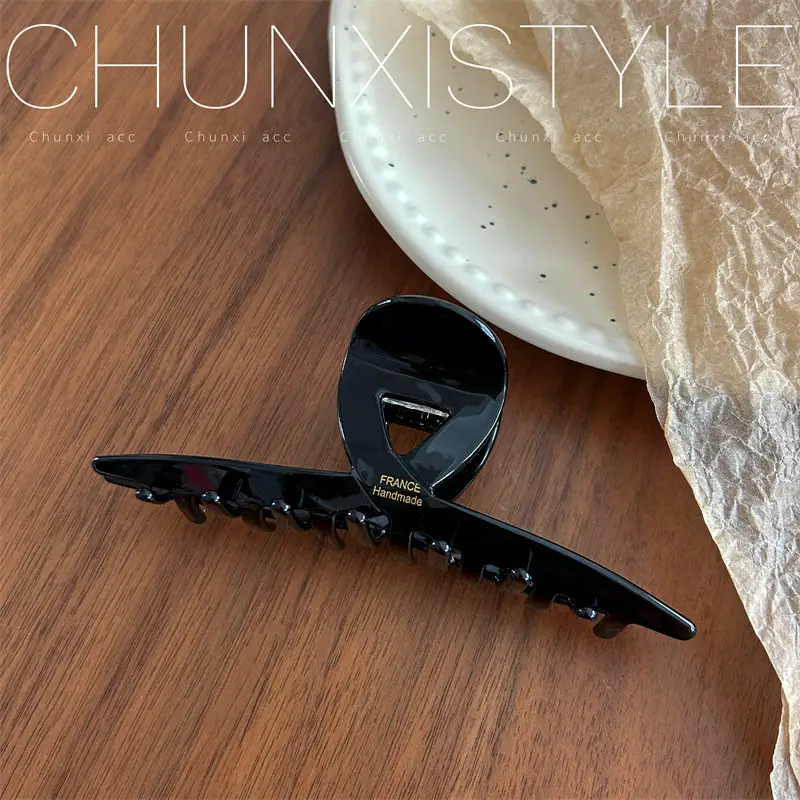 Chinch Style Acetate Hair Clip Large Blue