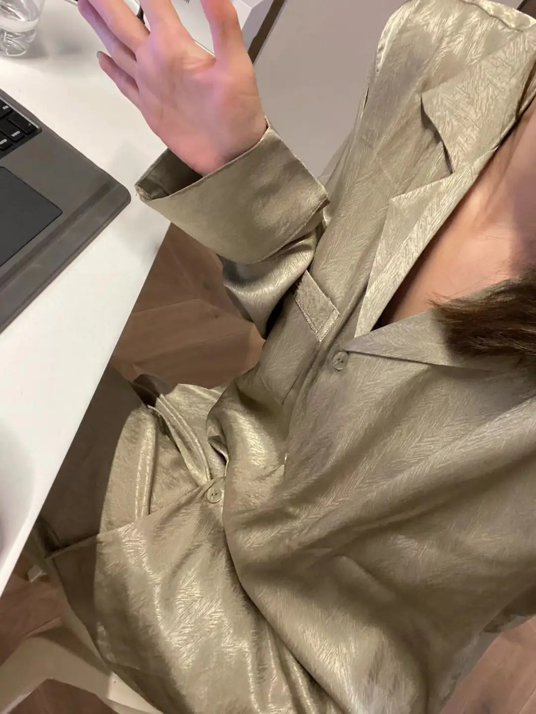 Ice Silk Pajamas for Women Spring & Fall Long-Sleeved Cute New Thin Silk Summer Ladies Ins Style Suit Home Clothes — feature 2