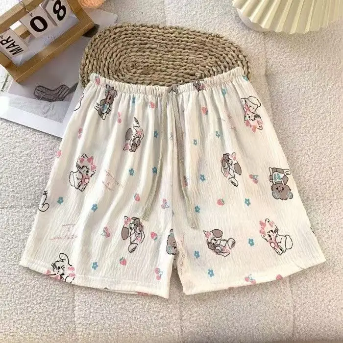 Ice Silk Pajamas for Women Spring & Fall Long-Sleeved Cute New Thin Silk Summer Ladies Ins Style Suit Home Clothes