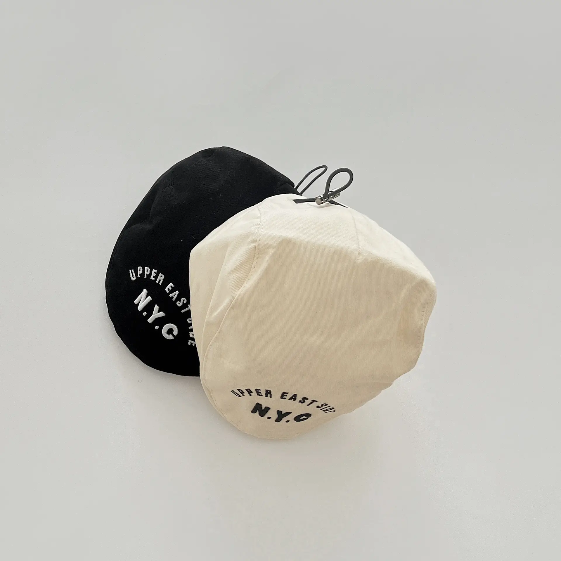 Kids Peaked Cap Black White All Season - Image 5