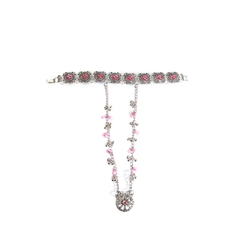 Vintage Ethnic Geometric Square Bracelet with Pearl Tassels - Image 14